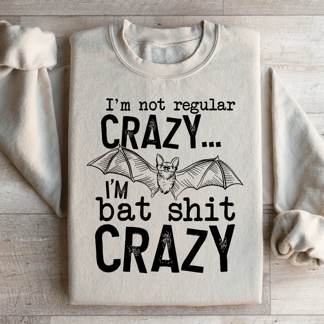 I'm Not Regular Crazy Sweatshirt Sand / S Peachy Sunday T-Shirt