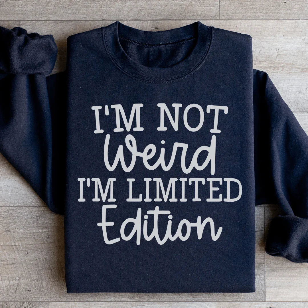 I'm Not Weird Sweatshirt Black / S Peachy Sunday T-Shirt