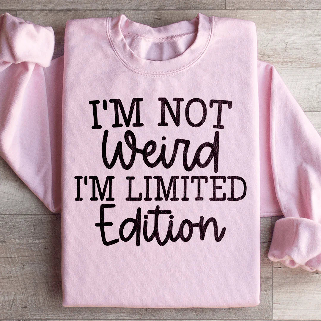 I'm Not Weird Sweatshirt Light Pink / S Peachy Sunday T-Shirt