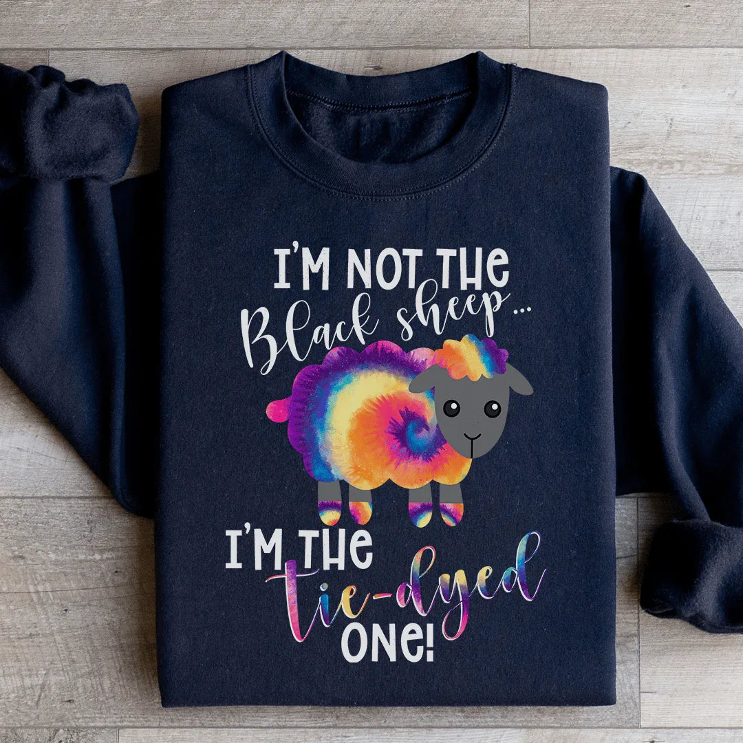 I'm The Tie-Dyed Sheep Sweatshirt Black / S Peachy Sunday T-Shirt
