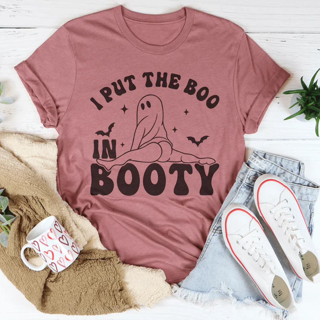 I Put The Boo In Booty Tee Peachy Sunday T-Shirt