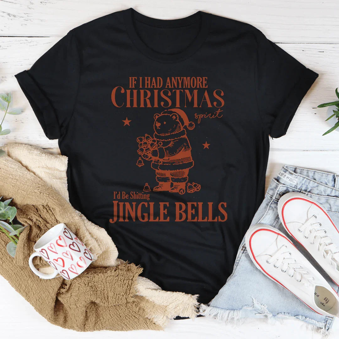 If I Had Anymore Christmas Tee Black Heather / S Peachy Sunday T-Shirt