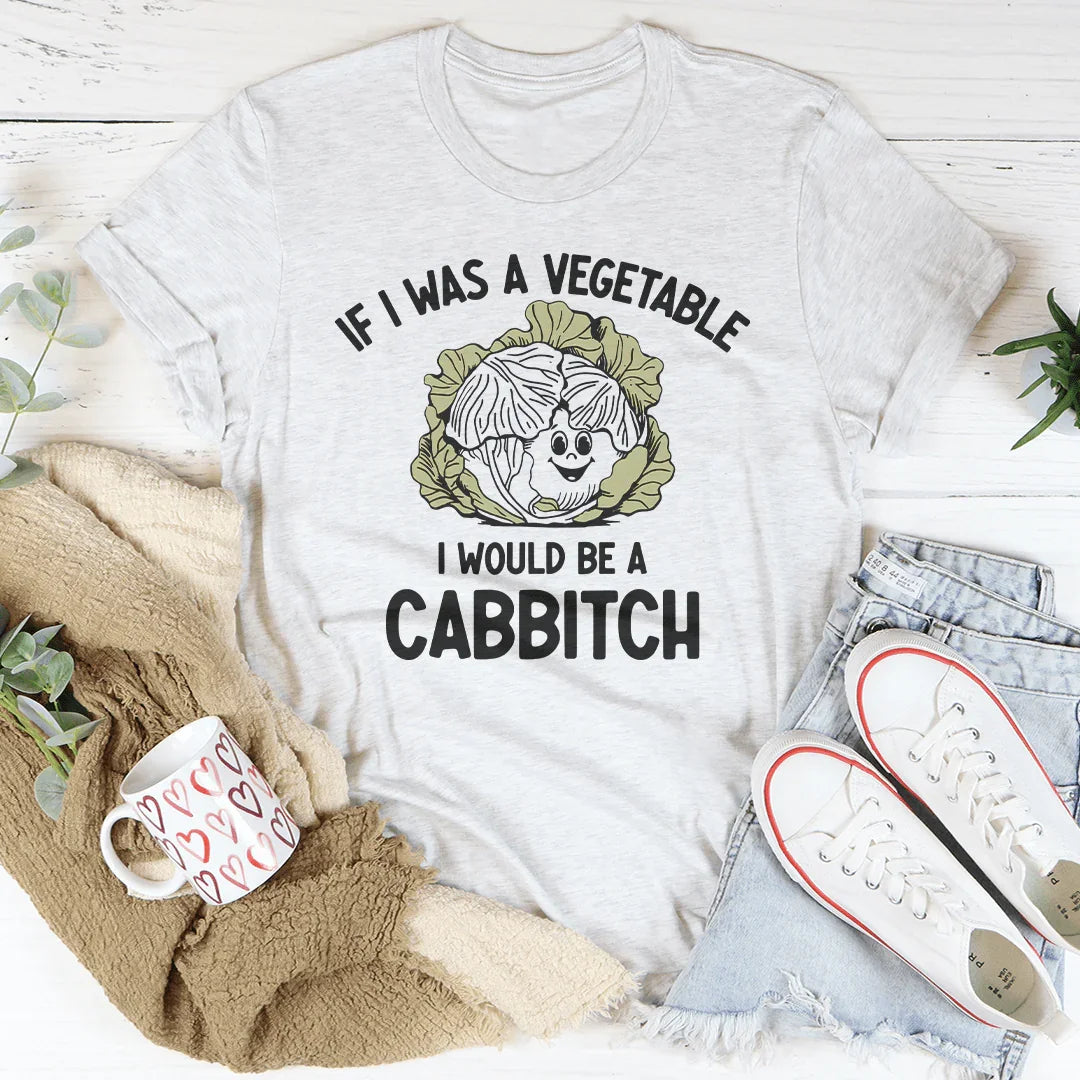 If I Was A Vegetable I Would Be A Cabbitch Tee Ash / S Peachy Sunday T-Shirt