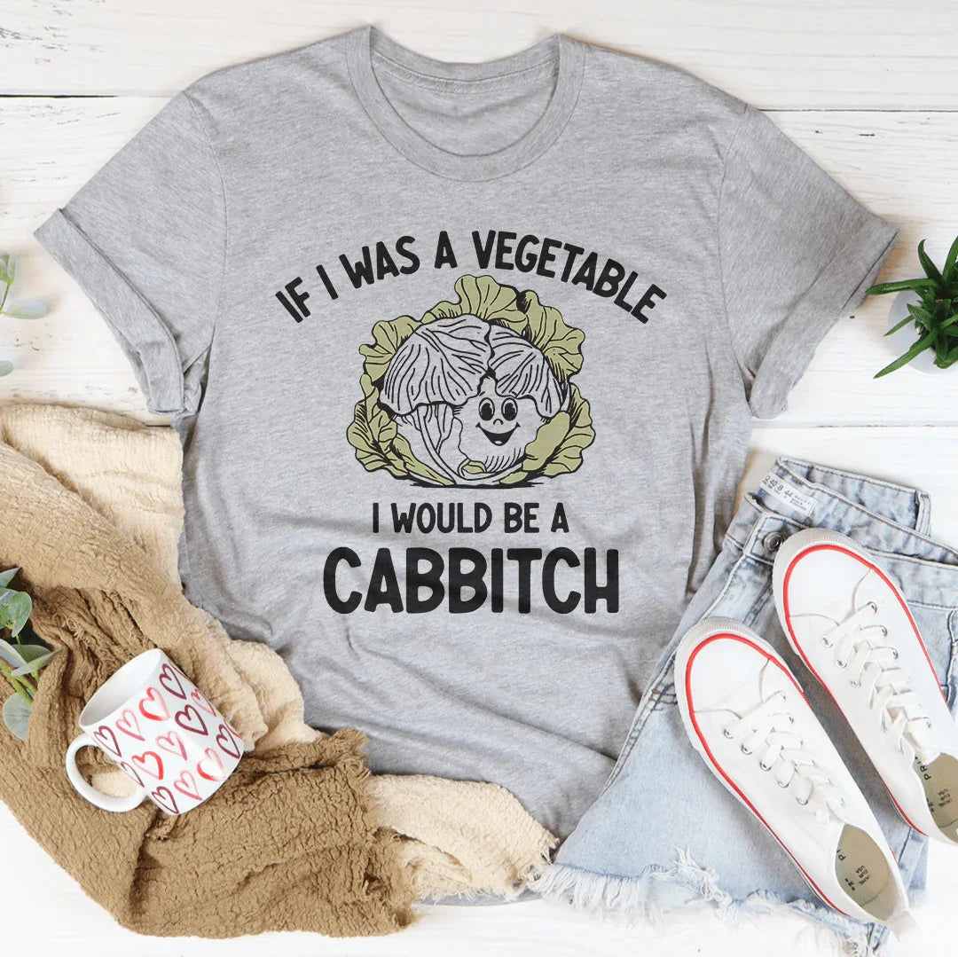 If I Was A Vegetable I Would Be A Cabbitch Tee Athletic Heather / S Peachy Sunday T-Shirt