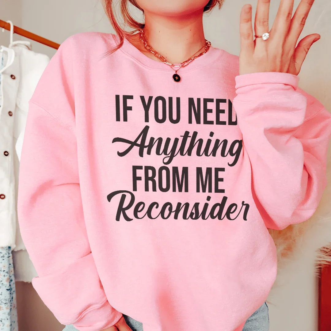 If You Need Anything From Me Tee Light Pink / S Peachy Sunday T-Shirt