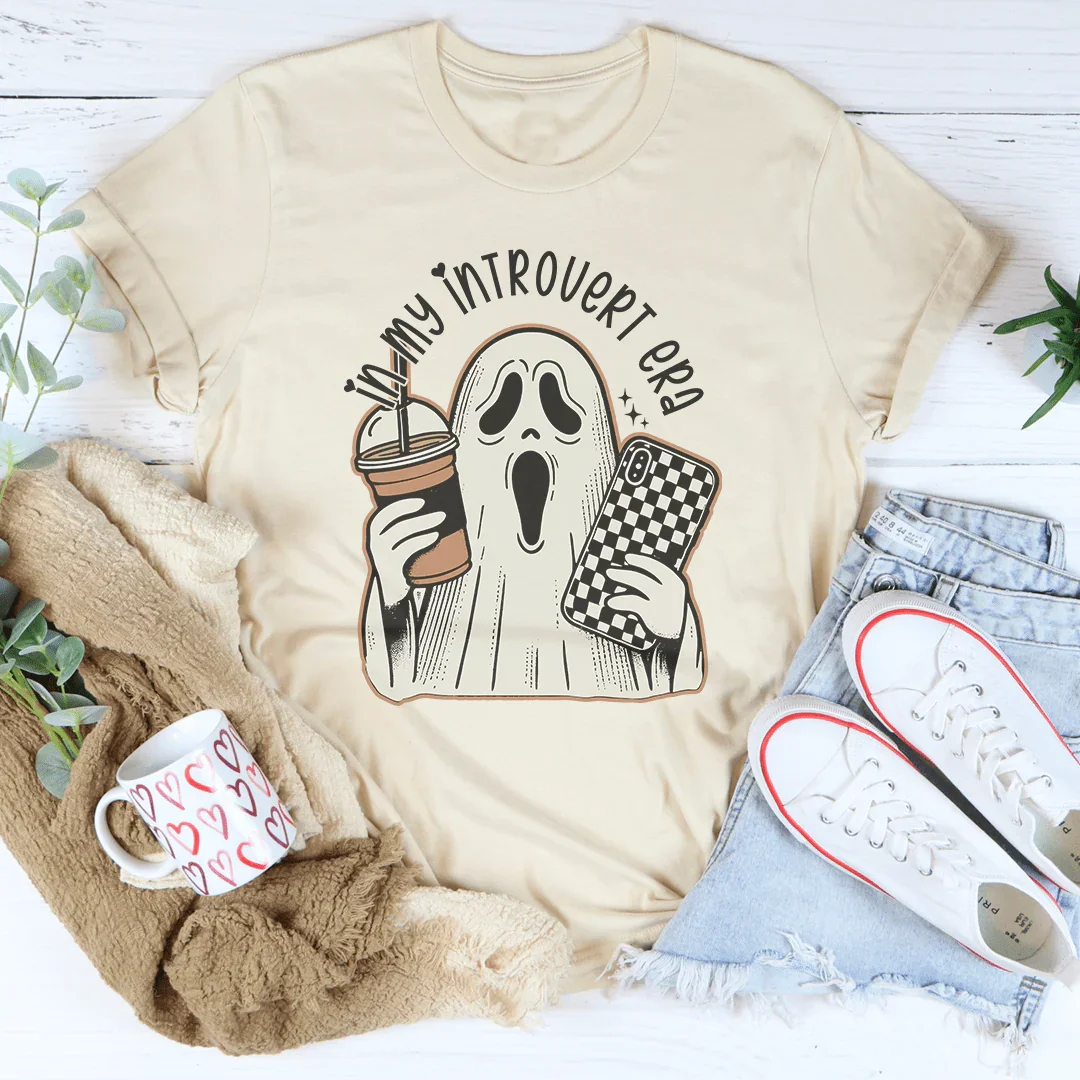 In My Introvert Era Tee Soft Cream / S Peachy Sunday T-Shirt