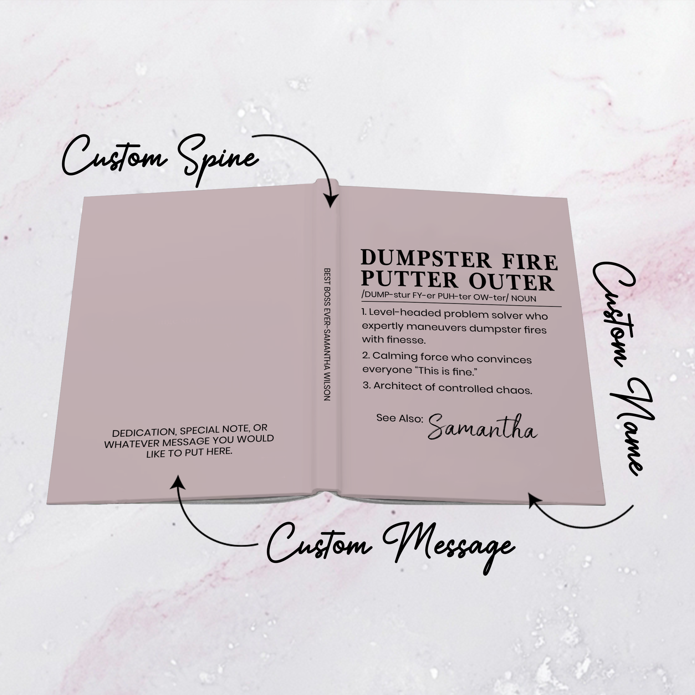 Personalized Dumpster Journal