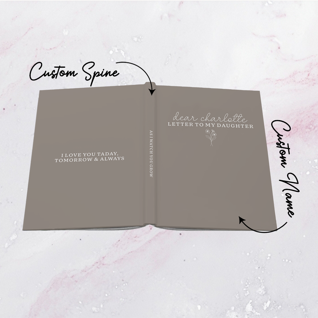 Personalized Birth Month Flower Journal