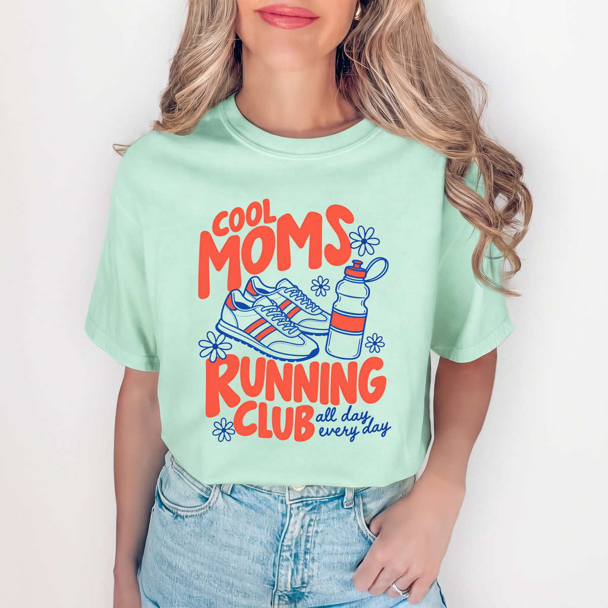 T-shirt du club de course des mamans cool