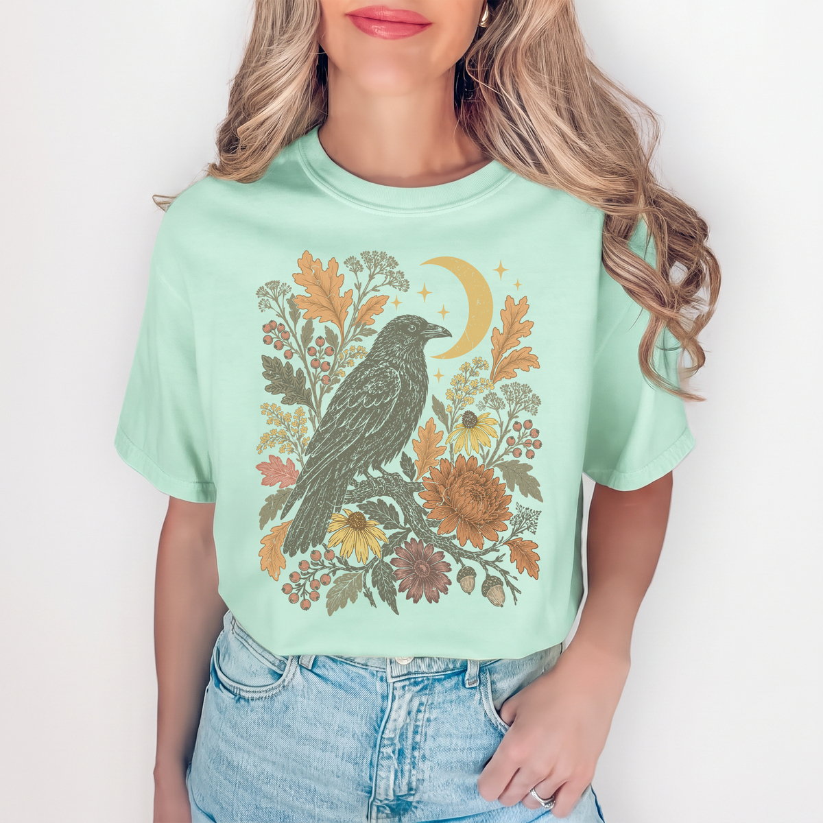 Celestial Crow Fall Tee