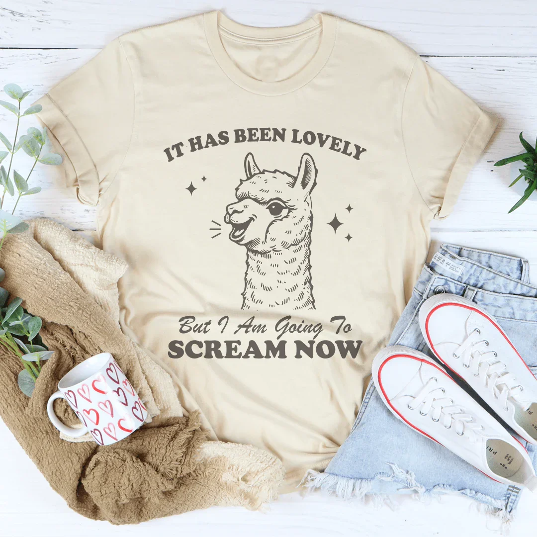 It Has Been Lovely Tee Soft Cream / S Peachy Sunday T-Shirt