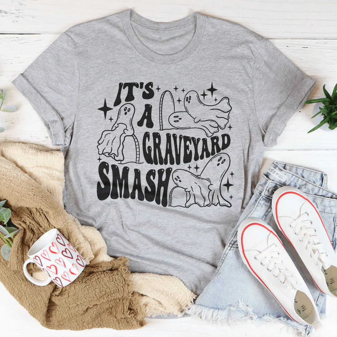 It's A Graveyard Smash Tee Athletic Heather / S Peachy Sunday T-Shirt