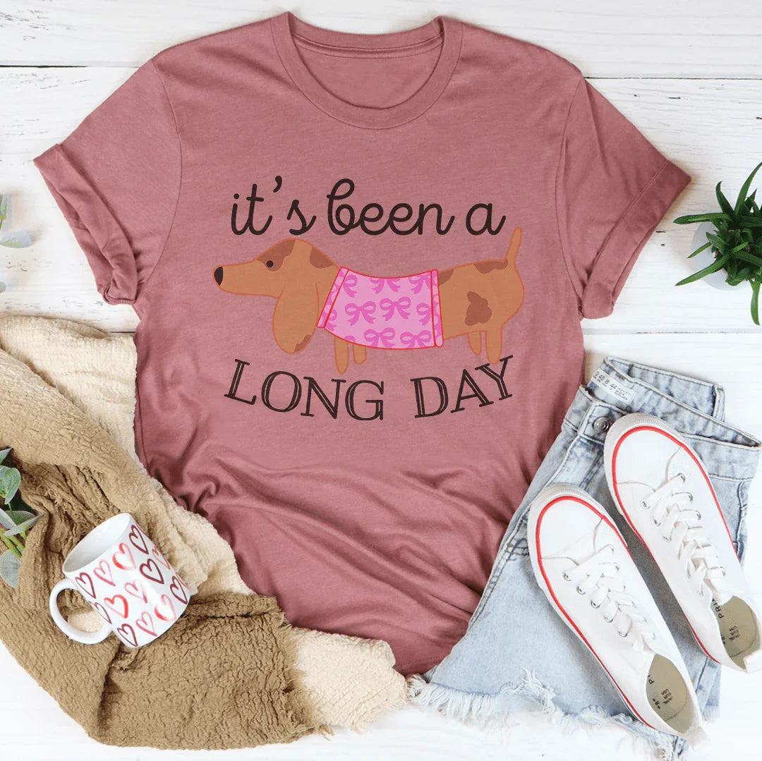 It's Been A Long Day Tee Mauve / S Peachy Sunday T-Shirt