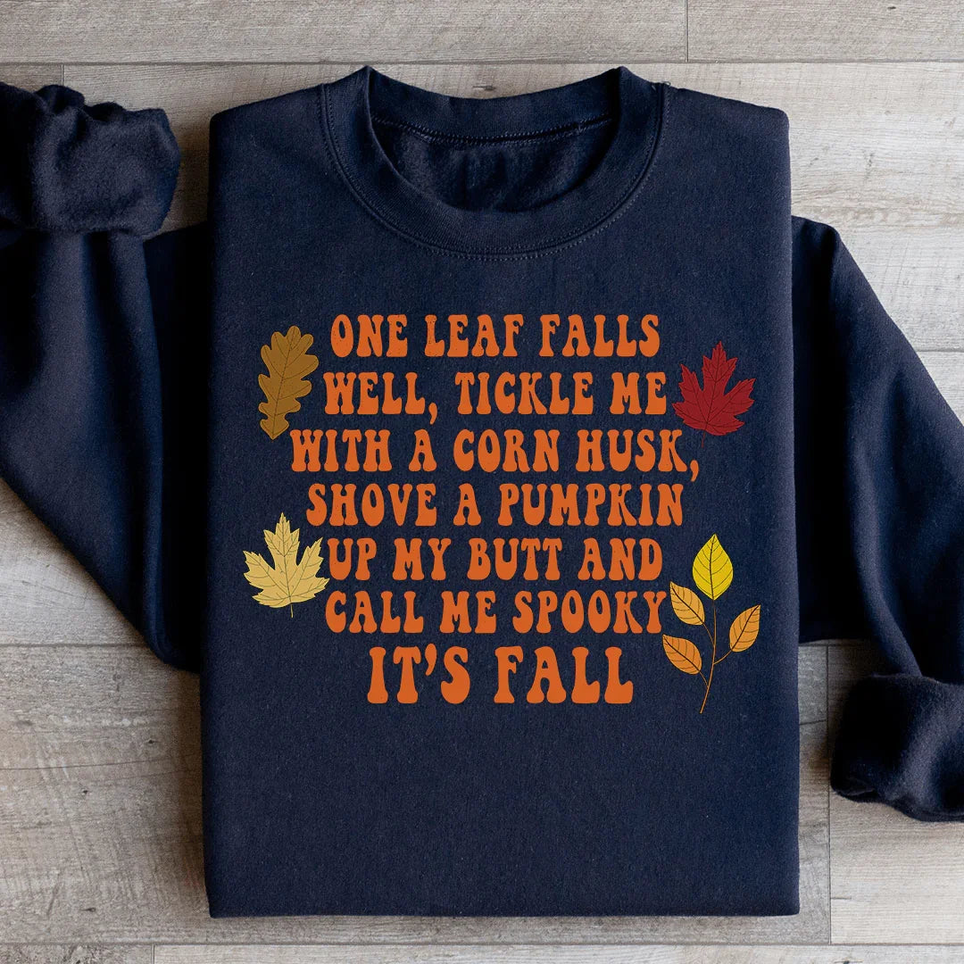 It's Fall Sweatshirt Black / S Peachy Sunday T-Shirt