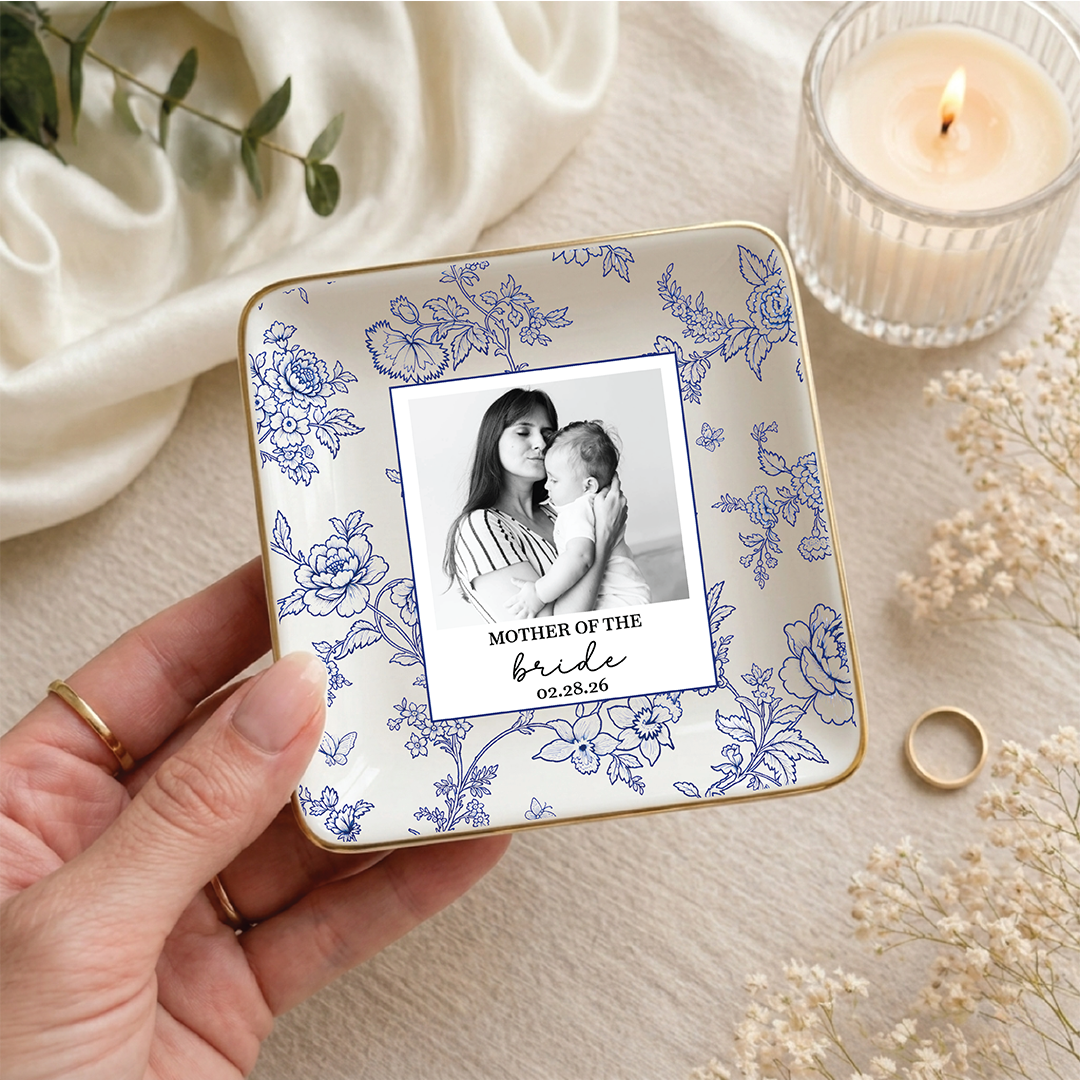 Personalized Mother Of The Bride Ring Dish