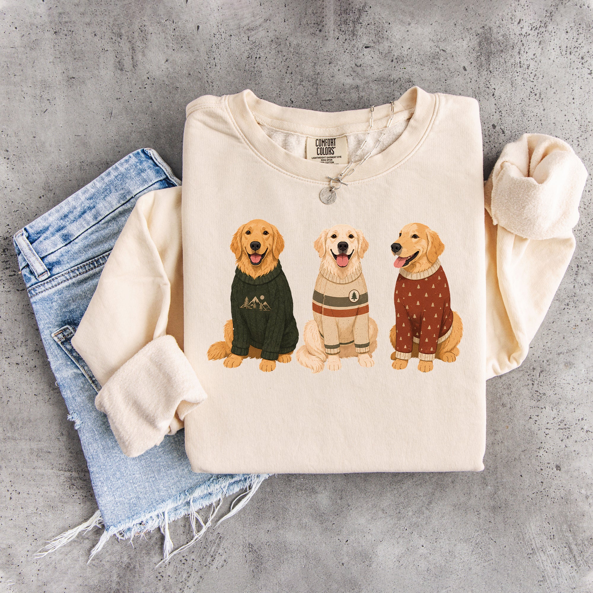 Fall Golden Retriever Sweatshirt