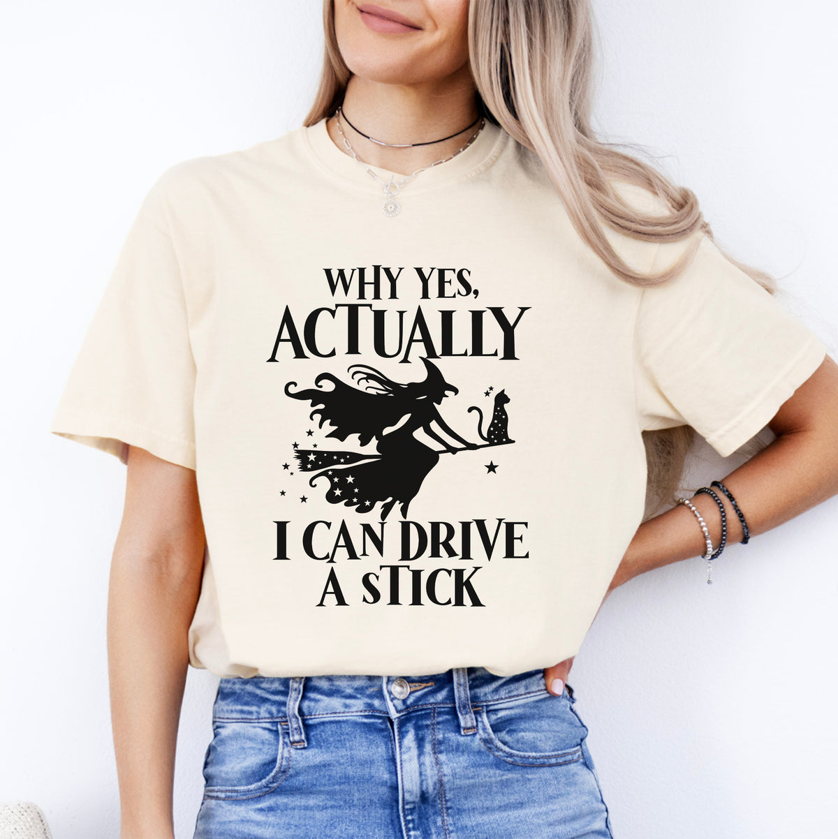 Yes Actually I Can Drive A Stick Tee
