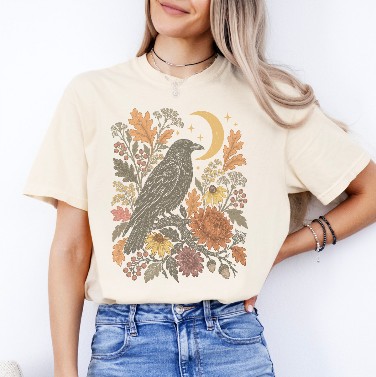 Celestial Crow Fall Tee