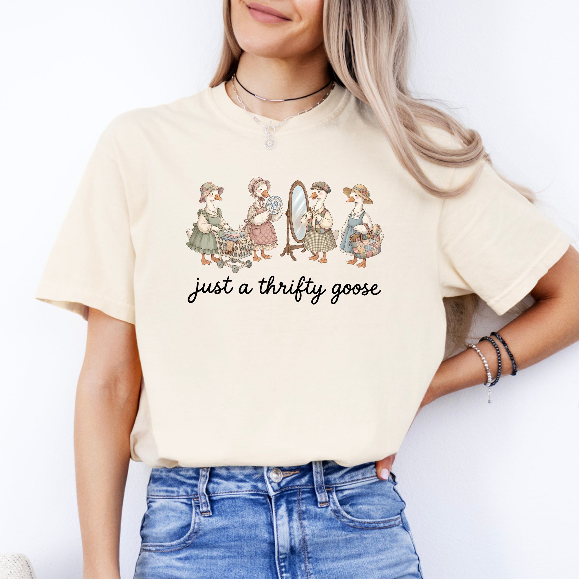 Just A Thrifty Goose Tee