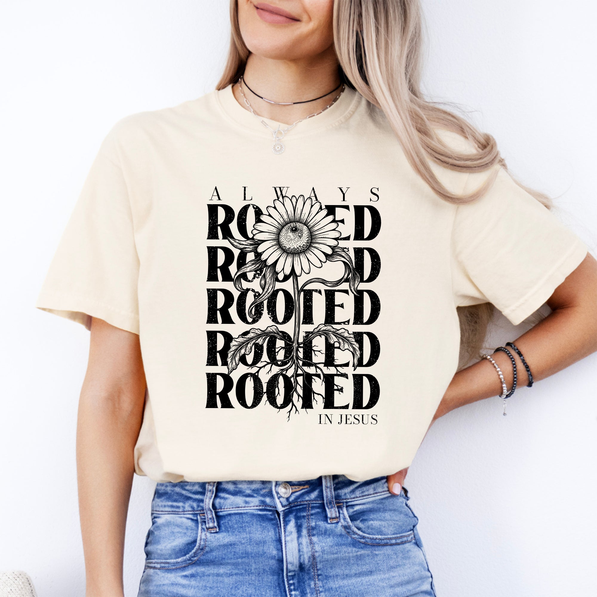 Immer in Jesus verwurzelt – T-Shirt