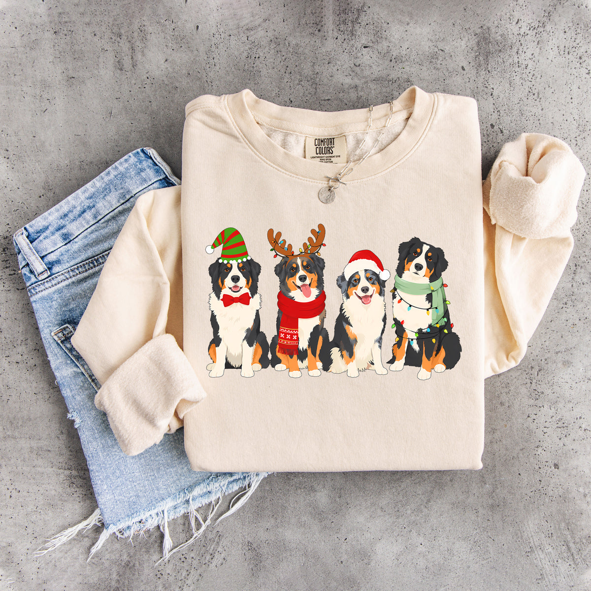 Bernese Mountain Dog Christmas Sweatshirt