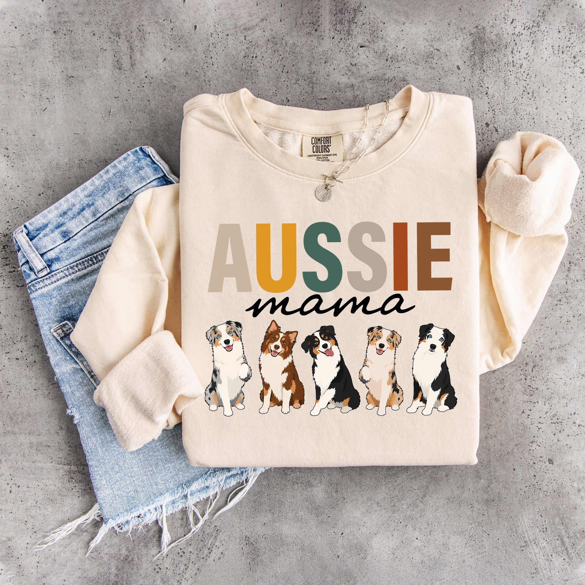 Sweatshirt für Australian-Shepherd-Mamas