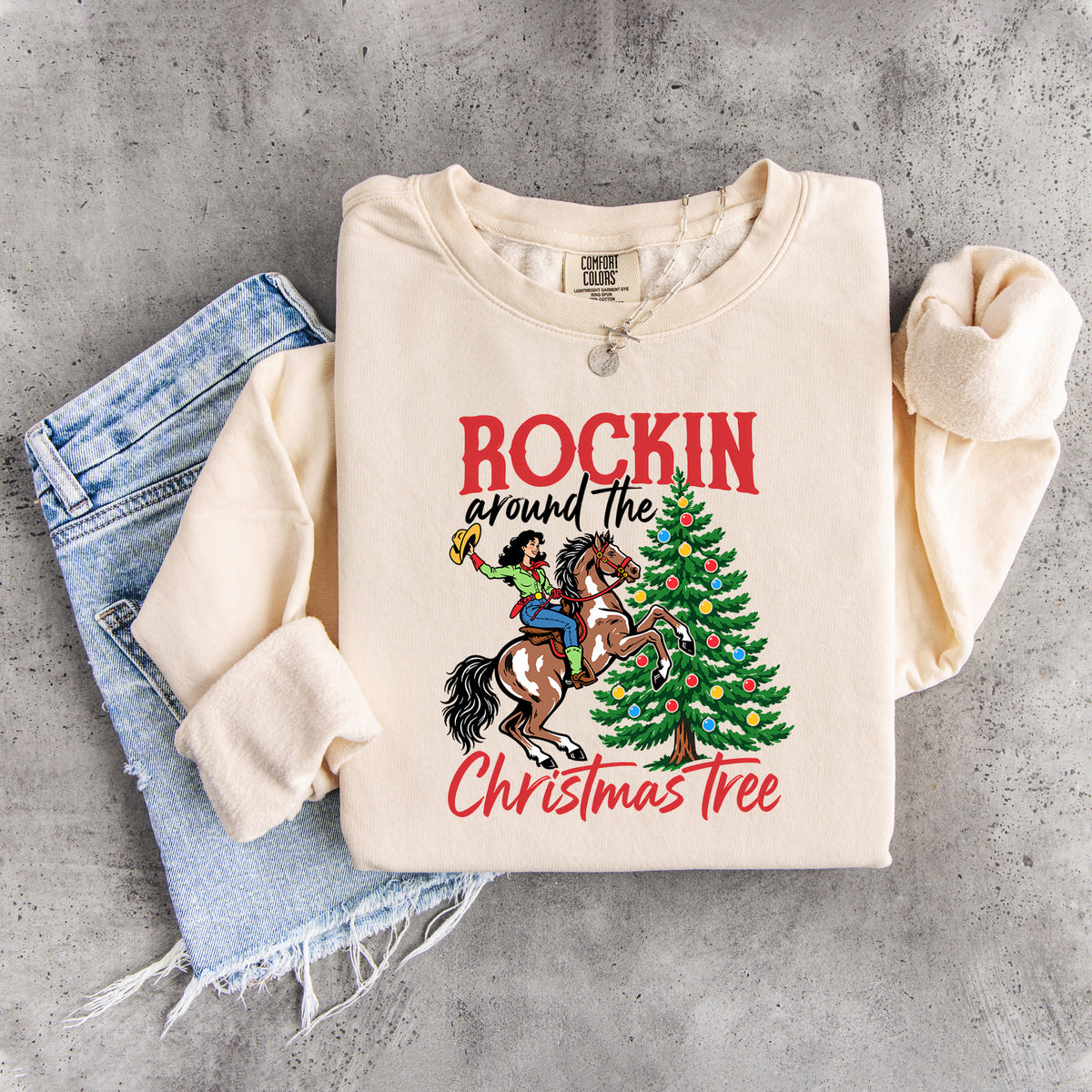Rockin Around The Christmas Tree Sweatshirt