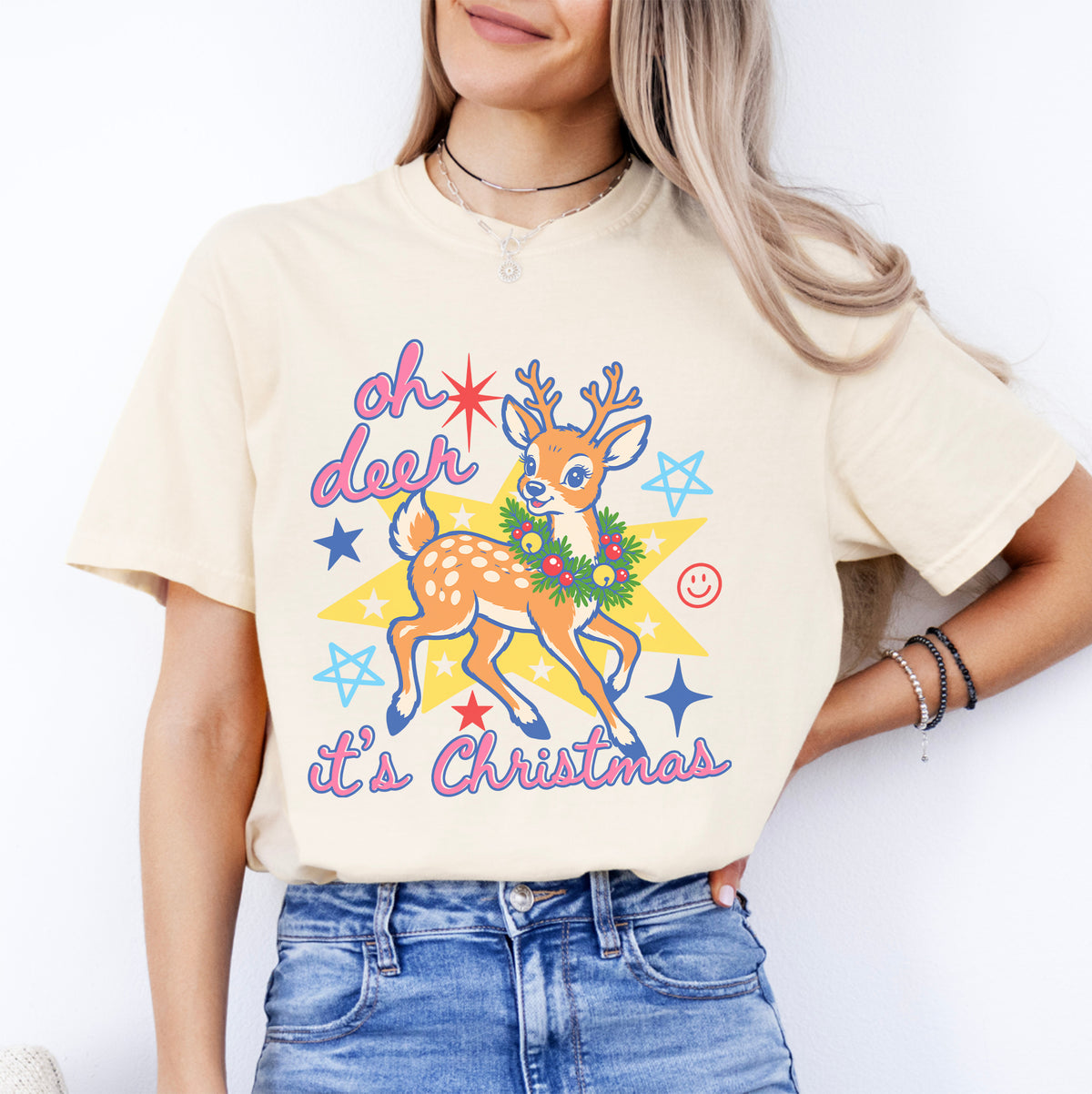 Oh Deer It's Christmas Tee