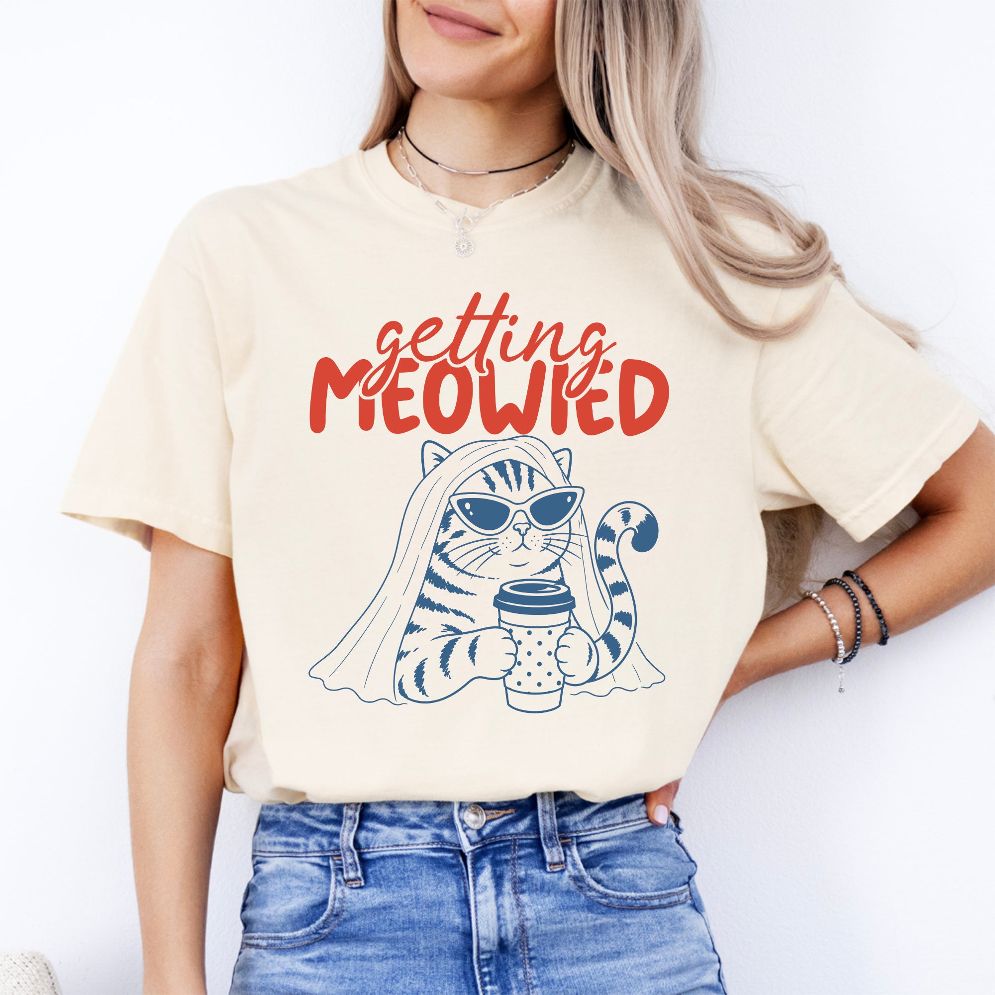 T-shirt « Getting Meowied »