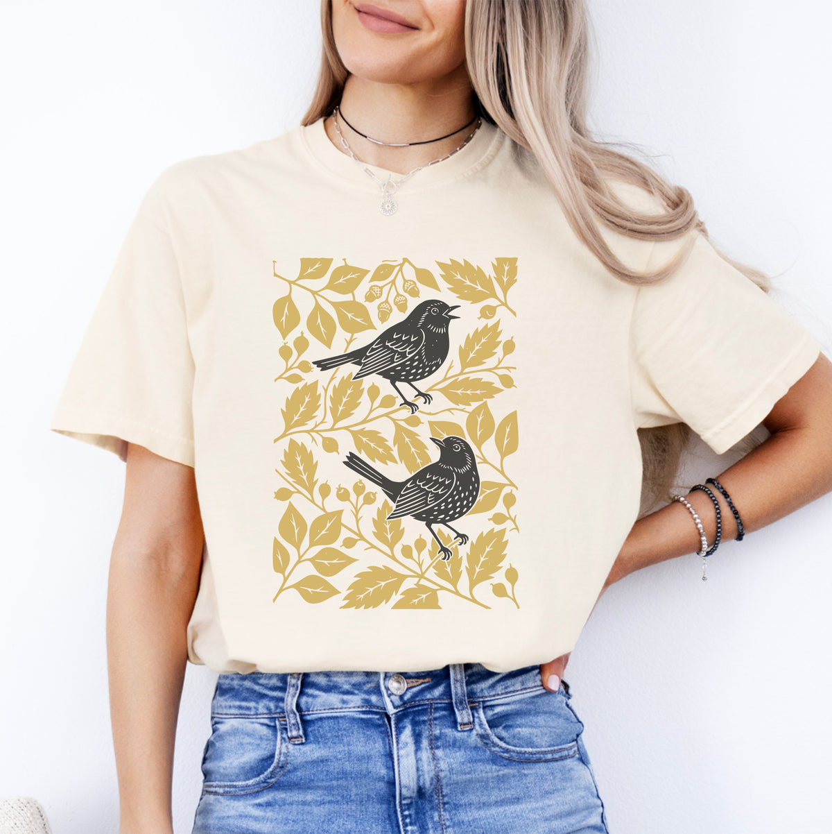T-shirt graphique Vintage Songbird