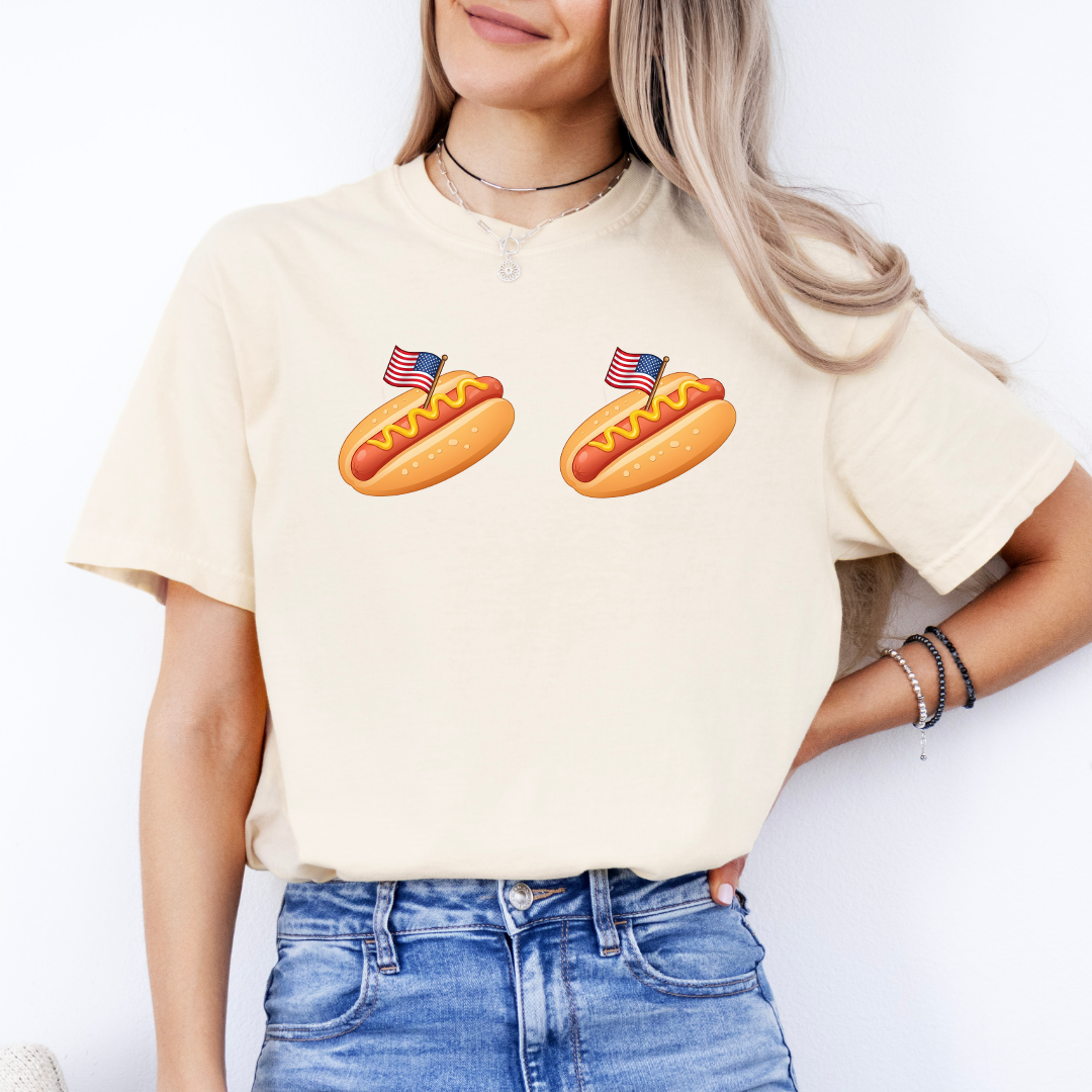 Retro Hot Dog Bikini Tee