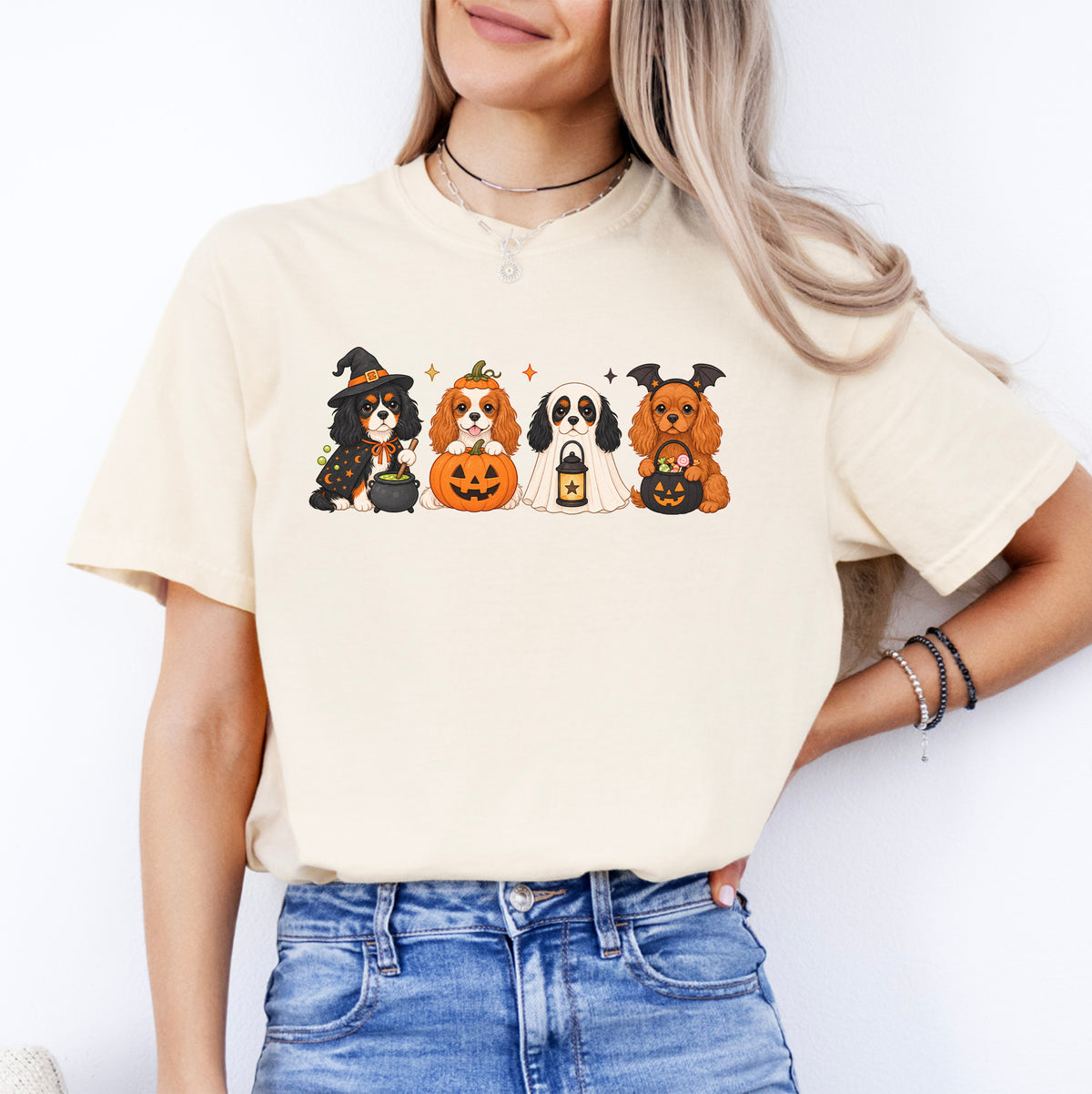 T-shirt Halloween Cavalier King