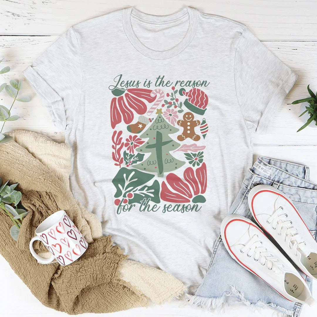 Jesus Is The Reason For The Season Tee Ash / S Peachy Sunday T-Shirt
