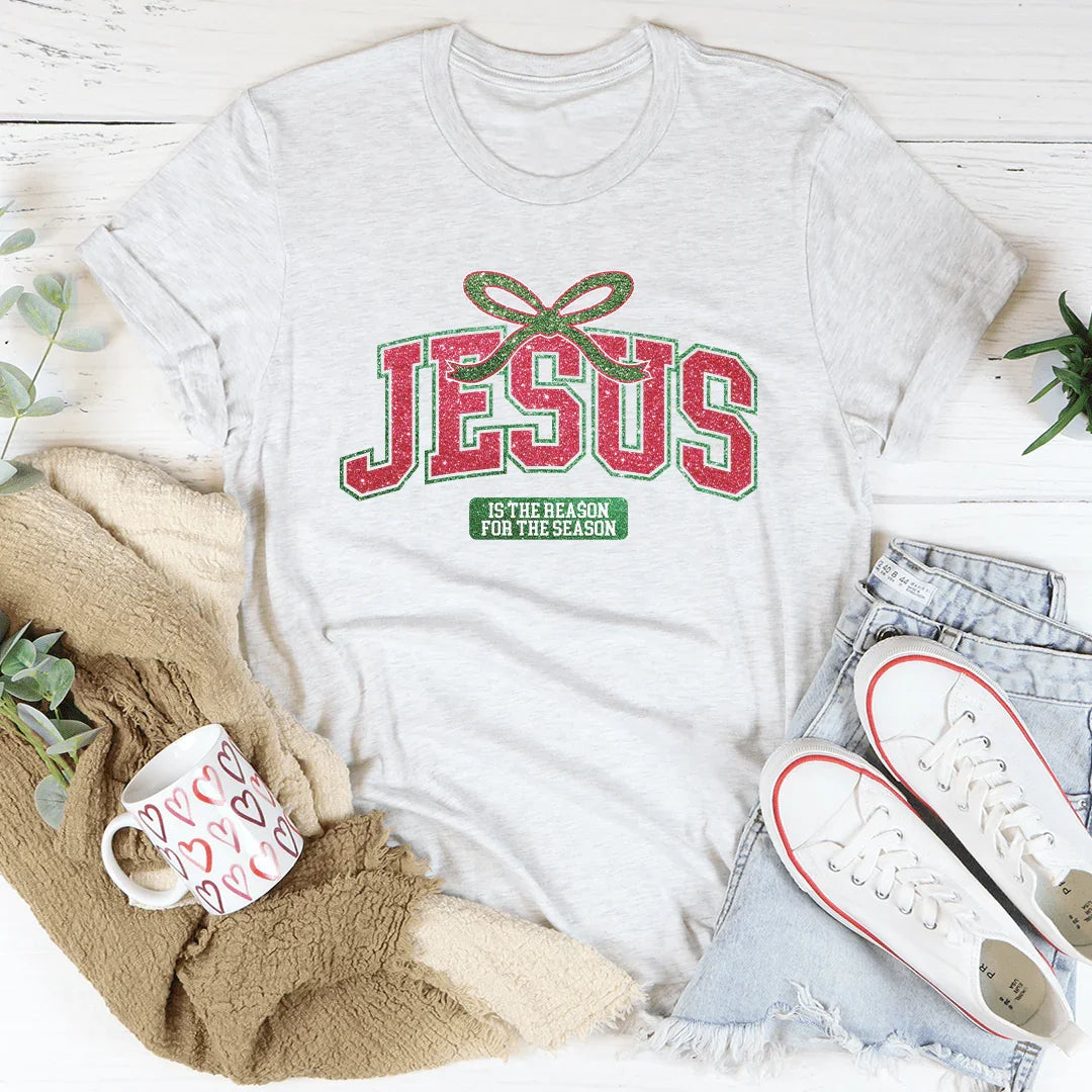 Jesus Is The Reason For The Season Tee White / S Peachy Sunday T-Shirt