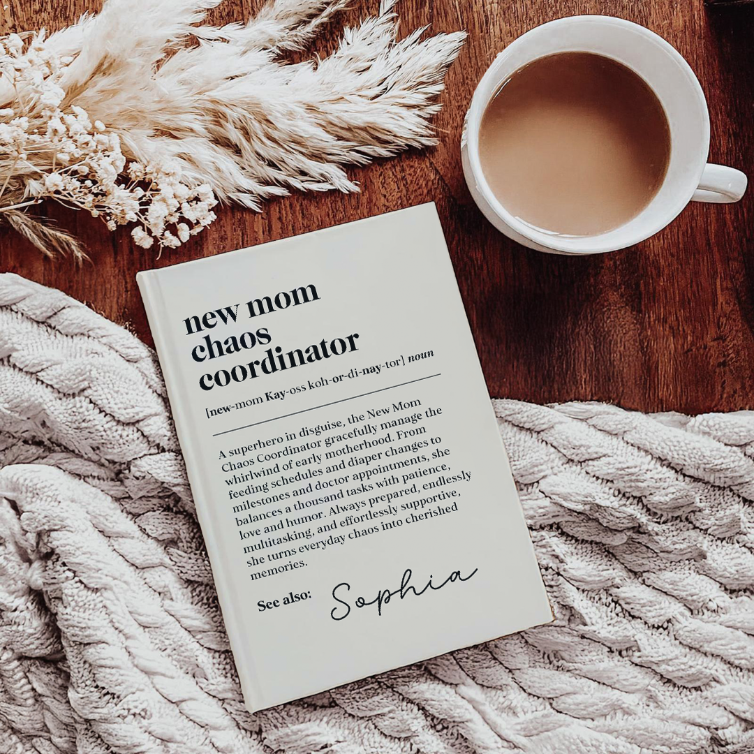 Personalized New Mom Chaos Coordinator Journal