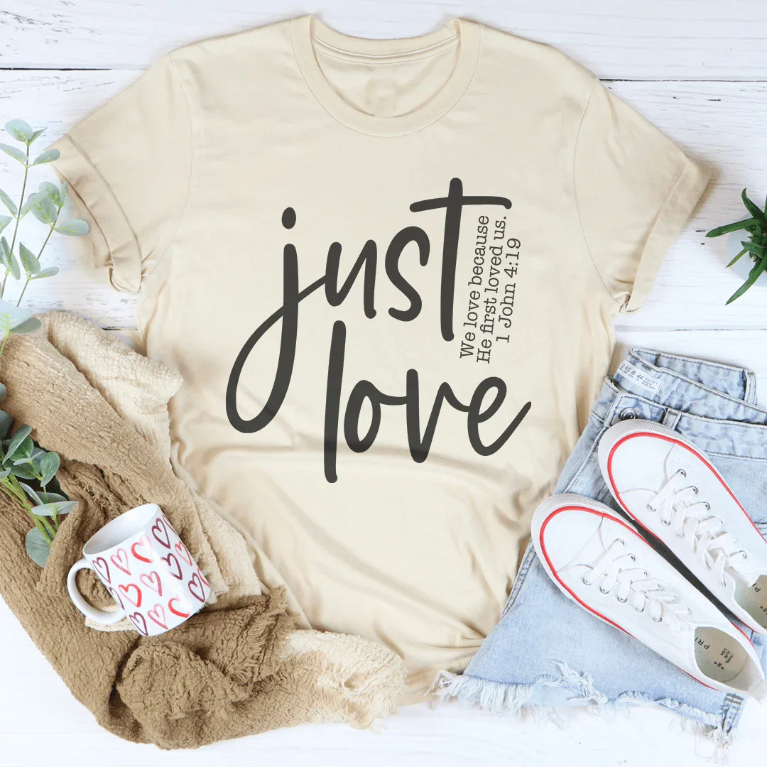 Just Love Tee Soft Cream / S Peachy Sunday T-Shirt