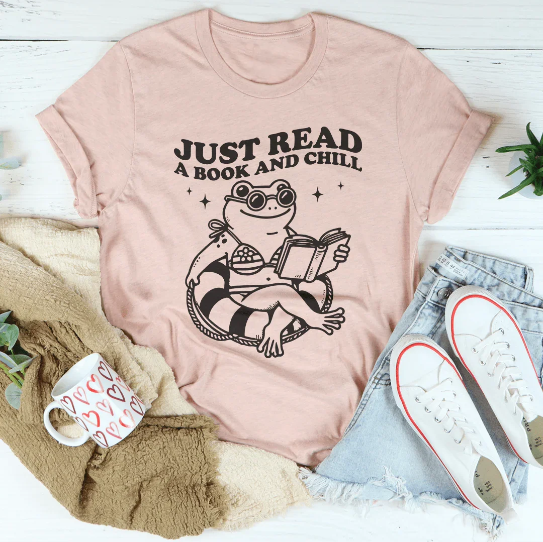 Just Read A Book And Chill Tee Heather Prism Peach / S Peachy Sunday T-Shirt
