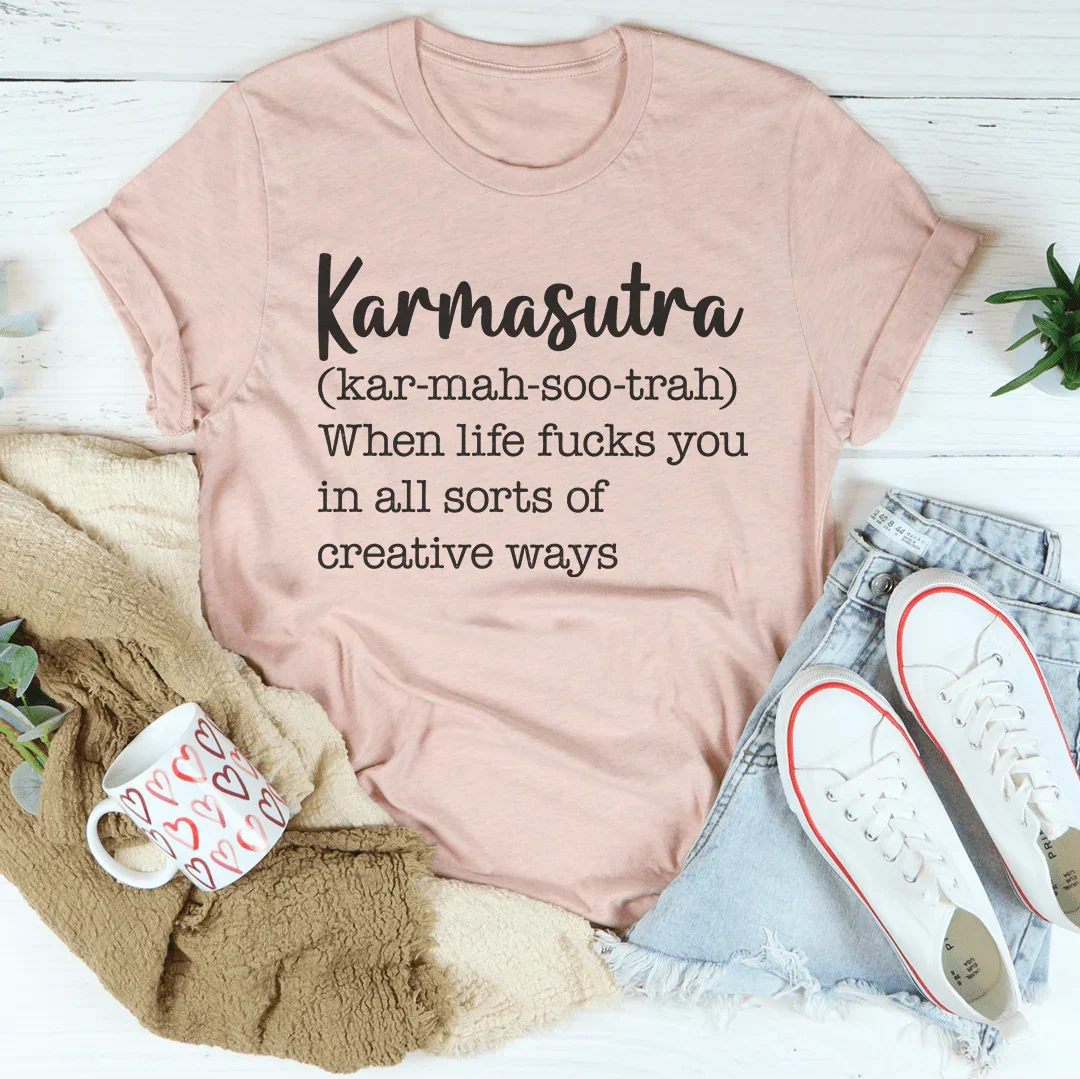 Karmasutra Definition Tee Heather Prism Peach / S Peachy Sunday T-Shirt
