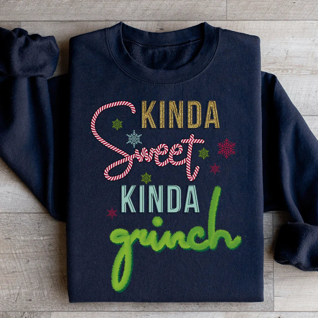 Kinda Sweet Sweatshirt S / Black Printify Sweatshirt T-Shirt