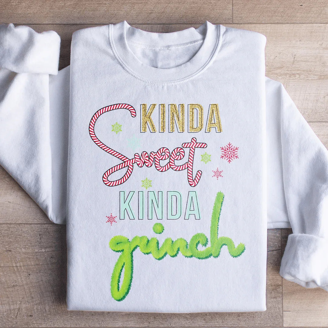 Kinda Sweet Sweatshirt S / White Printify Sweatshirt T-Shirt