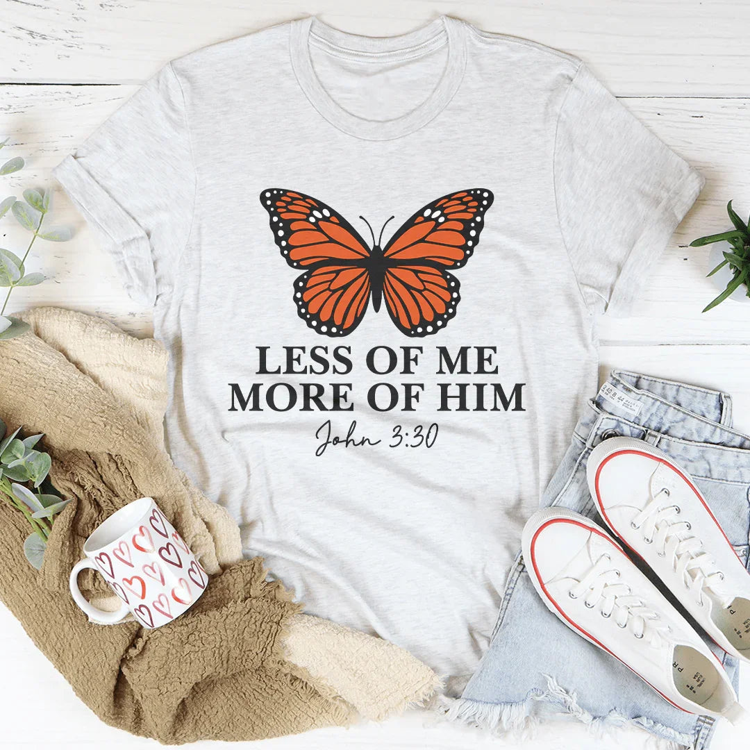 Less Of Me More Of Him Tee Ash / S Peachy Sunday T-Shirt