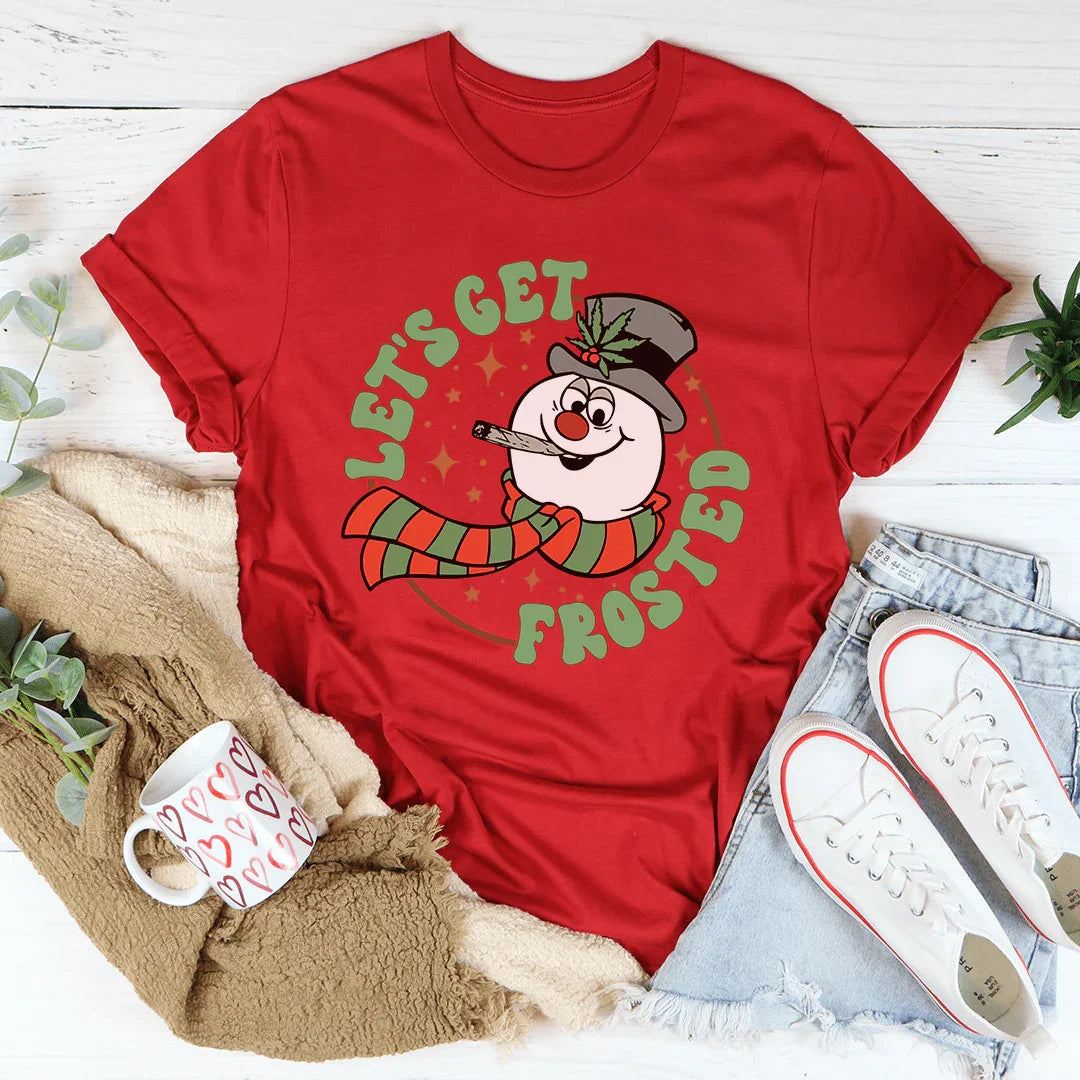 Let's Get Frosted Tee Red / S Peachy Sunday T-Shirt