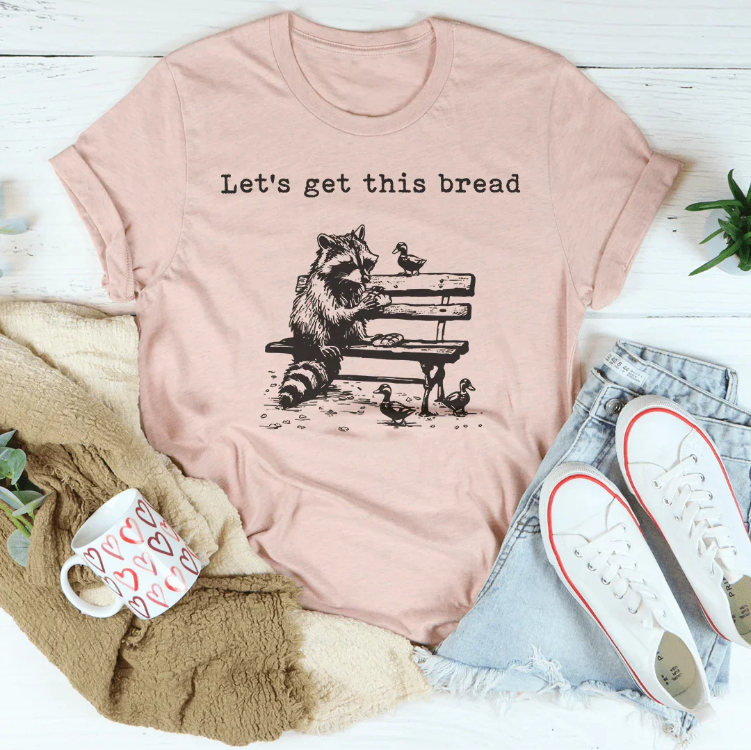 Let’s Get This Bread Tee Heather Prism Peach / S Peachy Sunday T-Shirt
