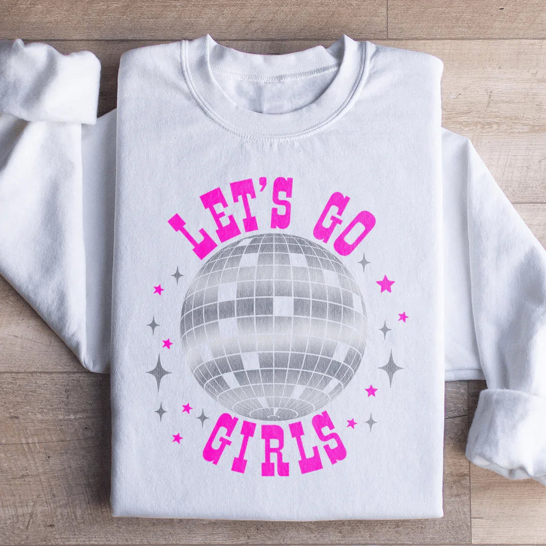 Let's Go Girls Sweatshirt White / S Peachy Sunday T-Shirt