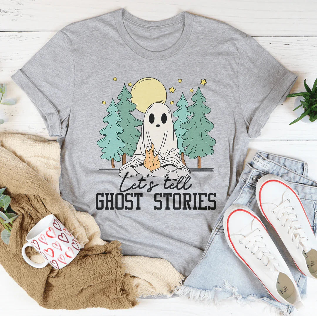 Let’s Tell Ghost Stories Tee Athletic Heather / S Peachy Sunday T-Shirt