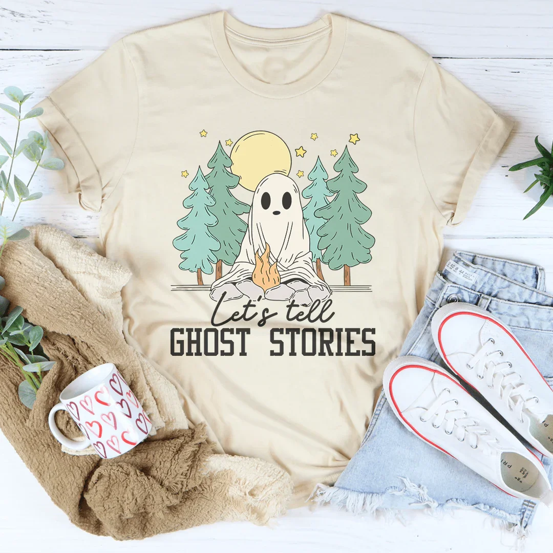 Let’s Tell Ghost Stories Tee Soft Cream / S Peachy Sunday T-Shirt
