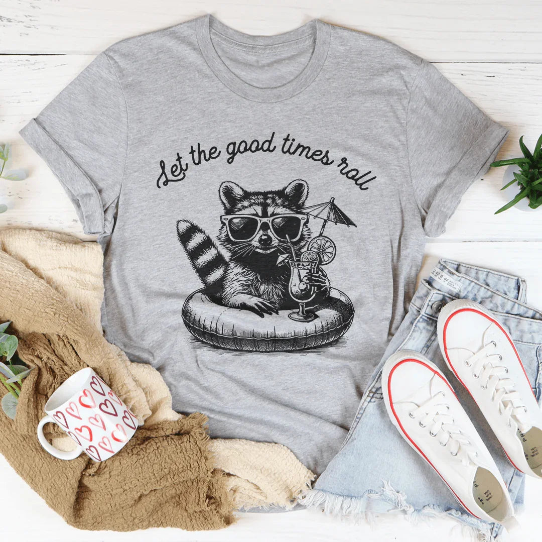 Let The Good Times Roll Tee Athletic Heather / S Peachy Sunday T-Shirt