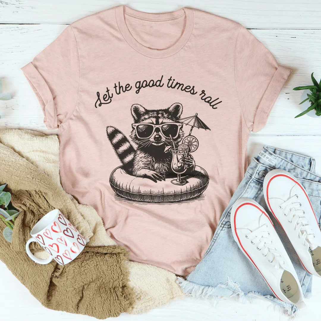 Let The Good Times Roll Tee Heather Prism Peach / S Peachy Sunday T-Shirt