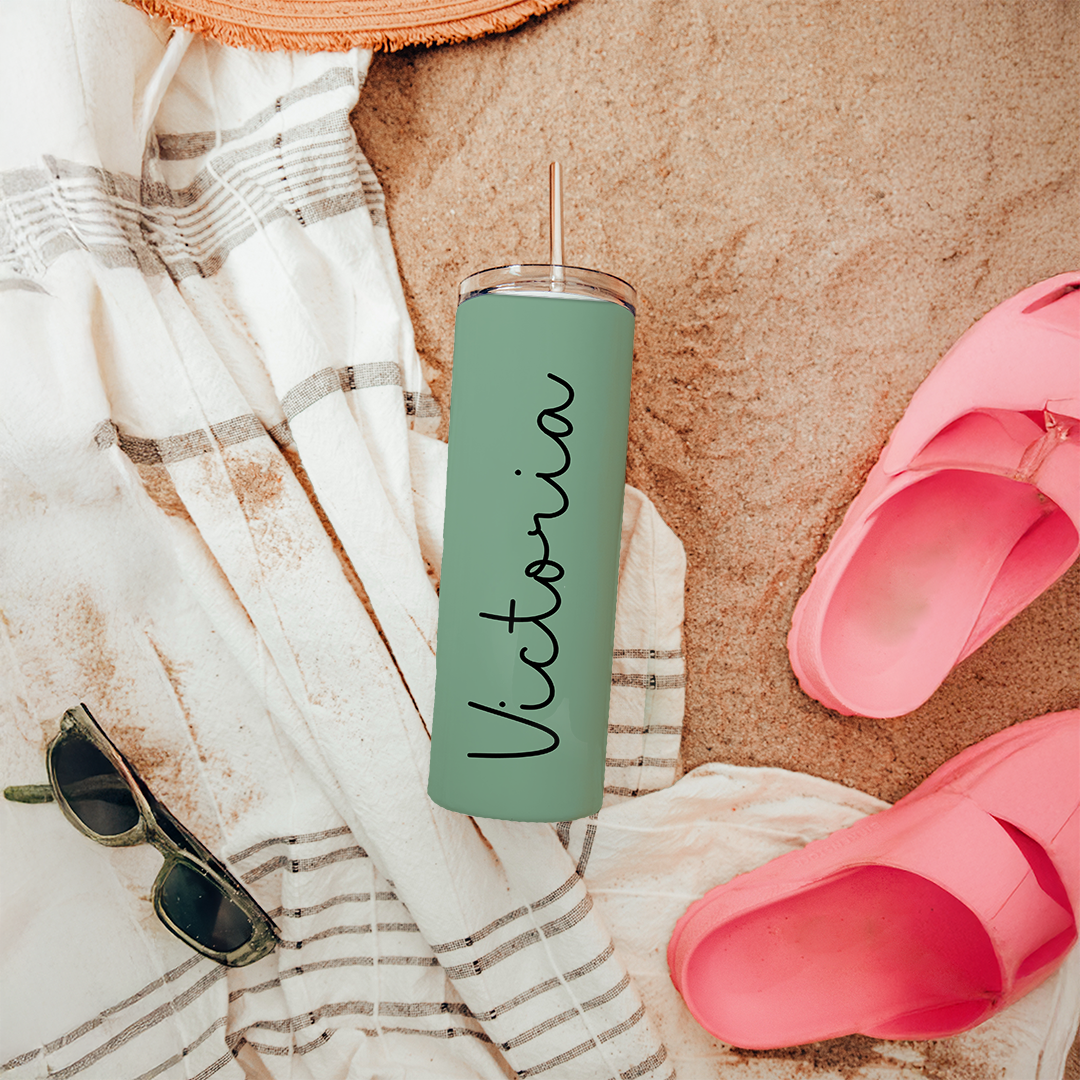Personalisierbarer „Dumpster Fire“-Becher mit dem Namen „Putter Outer“