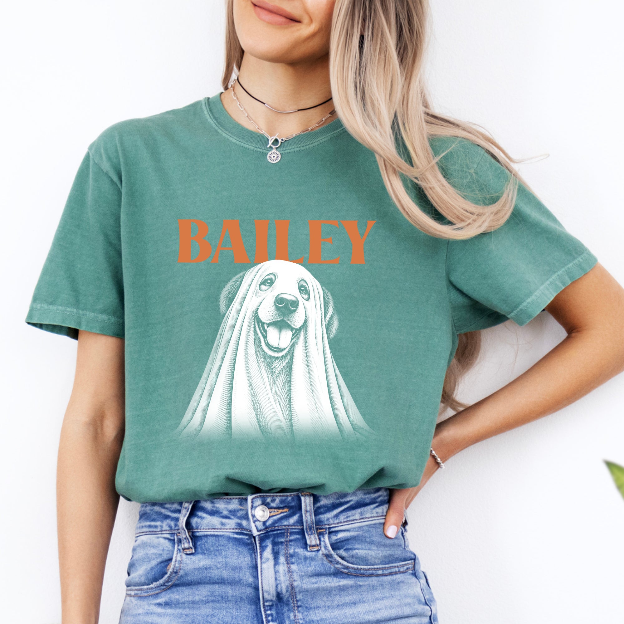Personalisierbares Halloween-T-Shirt für Hunde